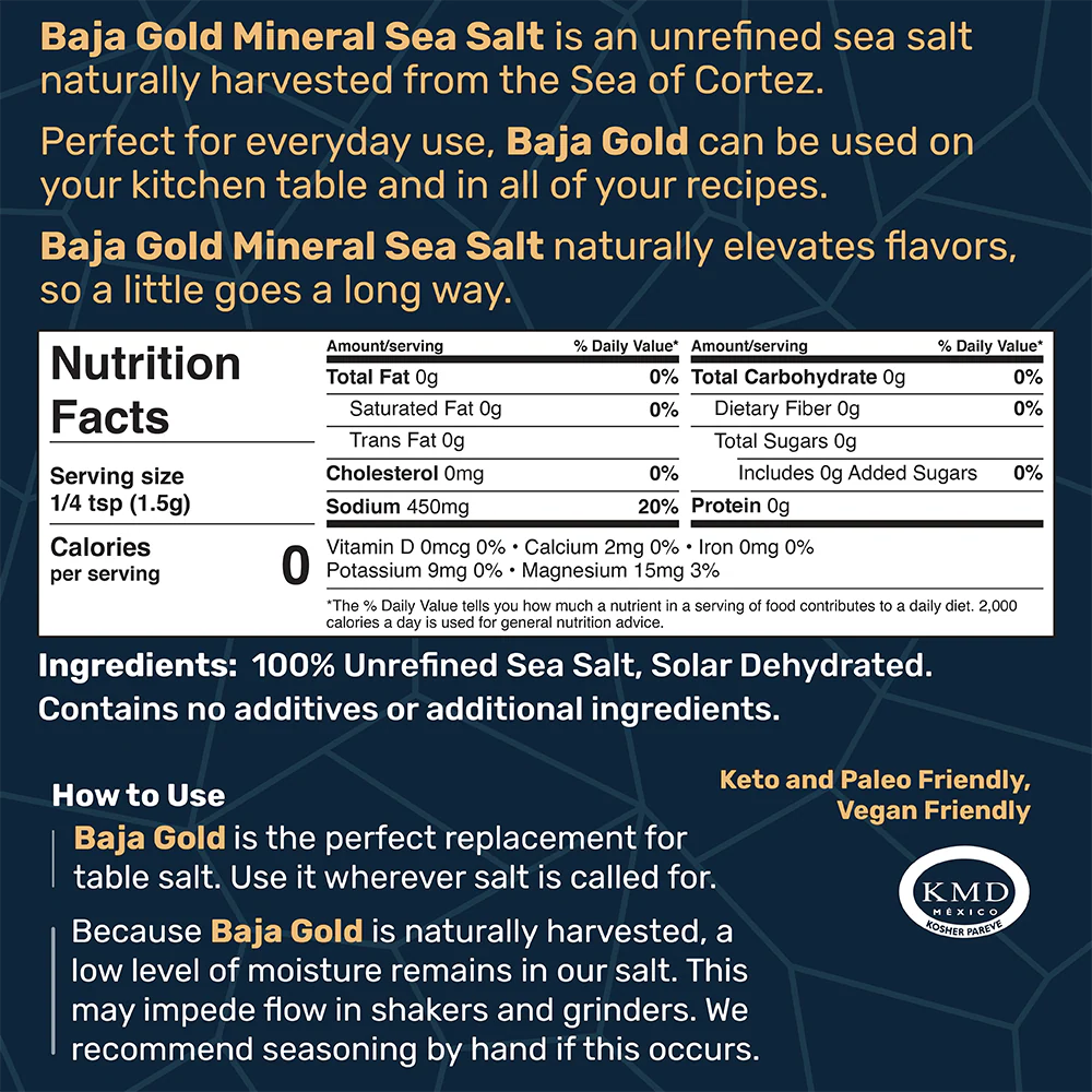 Baja Gold Sea Salt Fine Grain