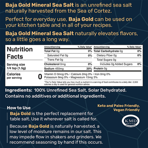 Baja Gold Sea Salt Fine Grain