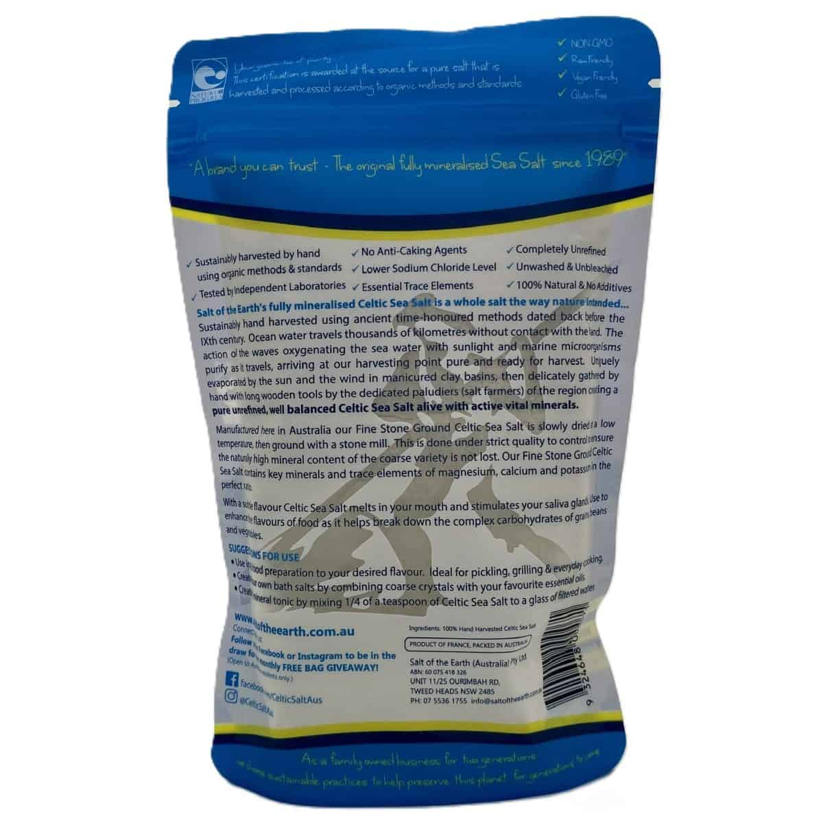 Salt of the Earth Celtic Sea Salt Fine